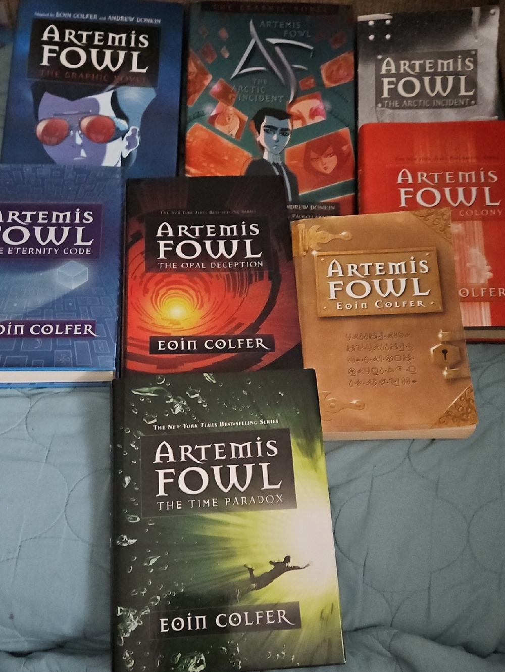 Artemis Fowl Book Collection - Assorted Cover Colors